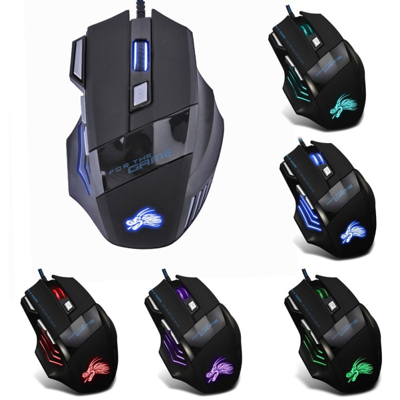 Wired gaming optical mouse - LED - 5500DPIMouses