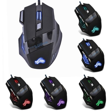 Wired gaming optical mouse - LED - 5500DPIMouses