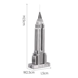 Puzzle en métal - kit de construction - Empire State Building