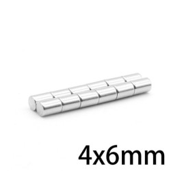N35 - magnete al neodimio - disco forte - 4mm * 6mm