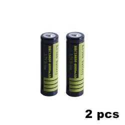 Batterie Li-on 18650 d'origine - 3,7 V - 4000mAh - rechargeable - chargeur USB