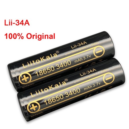 Batterie d'origine - 18650 - 3.7V 3400mAh - rechargeable