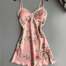 Sexy floral sleepwear shirt - mini dressLingerie