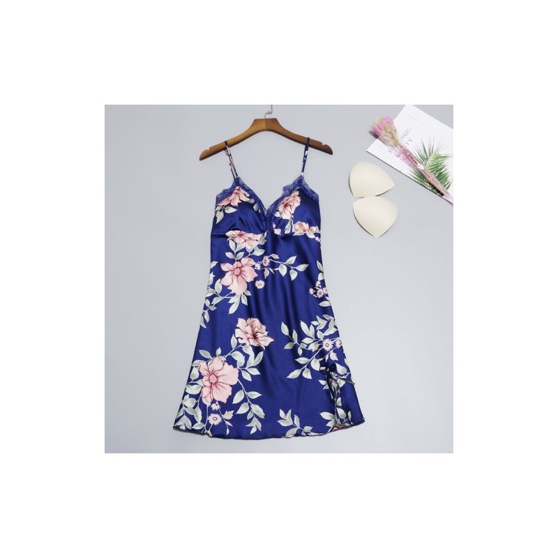 Sexy floral sleepwear shirt - mini dressLingerie