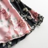 Chemise de nuit florale sexy - mini robe