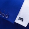 Black PS remote controller - cufflinksCufflinks