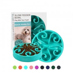 Dog feeding bowl - slow-feeder - non toxic - non-slipCare