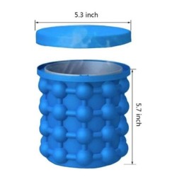 Silicone ice ball maker - bucket - bottles cooler - with lidBar supply