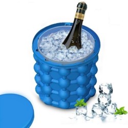 Silicone ice ball maker - bucket - bottles cooler - with lidBar supply