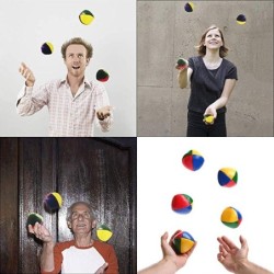 Balles de jonglage rondes professionnelles - 3 pièces