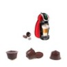 Capsule caffè in plastica - ricaricabili - per Dolce Gusto - 3 pezzi