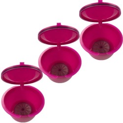 Plastic coffee capsules - refillable - for Dolce Gusto - 3 piecesCoffee ware