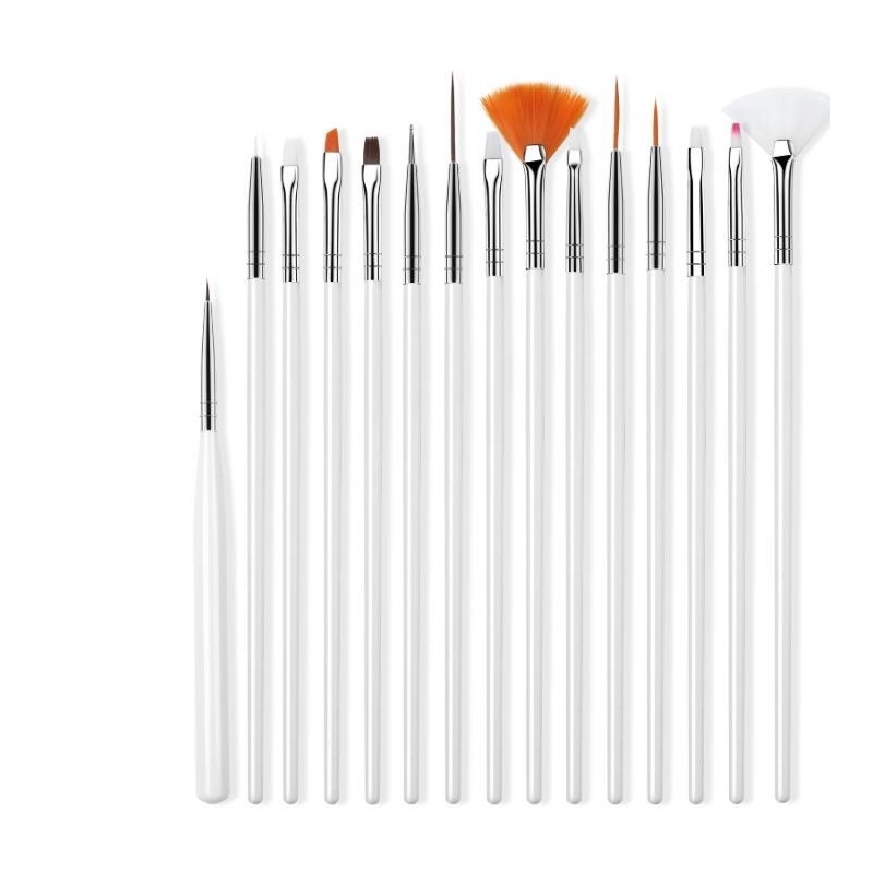 Nail art brushes - 15 piecesNail brushes