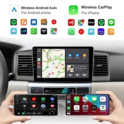 Autoradio - 2 Din - 9 pouces - Android 10 - 2Go - 32Go - Bluetooth - GPS - carplay - pour Volkswagen Golf 5 6 Passat