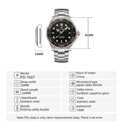PAGANI - orologio automatico in acciaio inossidabile - cinturino in rete - impermeabile - bianco