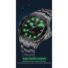 PAGANI - orologio automatico in acciaio inossidabile - cinturino in rete - impermeabile - bianco