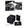 PAGANI - orologio automatico in acciaio inossidabile - cinturino in rete - impermeabile - bianco