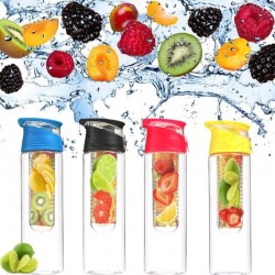 Bouteille d'eau / infuseur de fruits - Sans BPA - 800ml / 1000ml