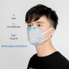 KN95 - PM2.5 - maschera protettiva bocca/viso - con valvola aria - antibatterica - anti coronavirus