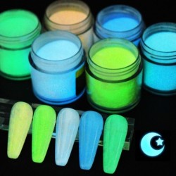 Nail acrylic powder - glow in darkNail polish