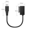 USB 2.0 vers mini Sata II - adaptateur 13 broches - câble
