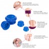 Anti cellulite silicone vacuum cups - body massager - Chinese bubbles - 4 piecesMassage