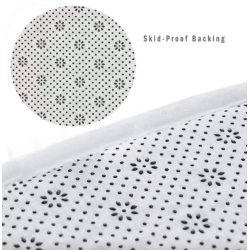 Decorative geometric carpet - non slip - skull / red rosesCarpets