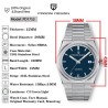 PAGANI DESIGN - orologio sportivo automatico - impermeabile - acciaio inossidabile - nero