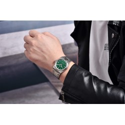 PAGANI DESIGN - montre de sport automatique - étanche - acier inoxydable - vert