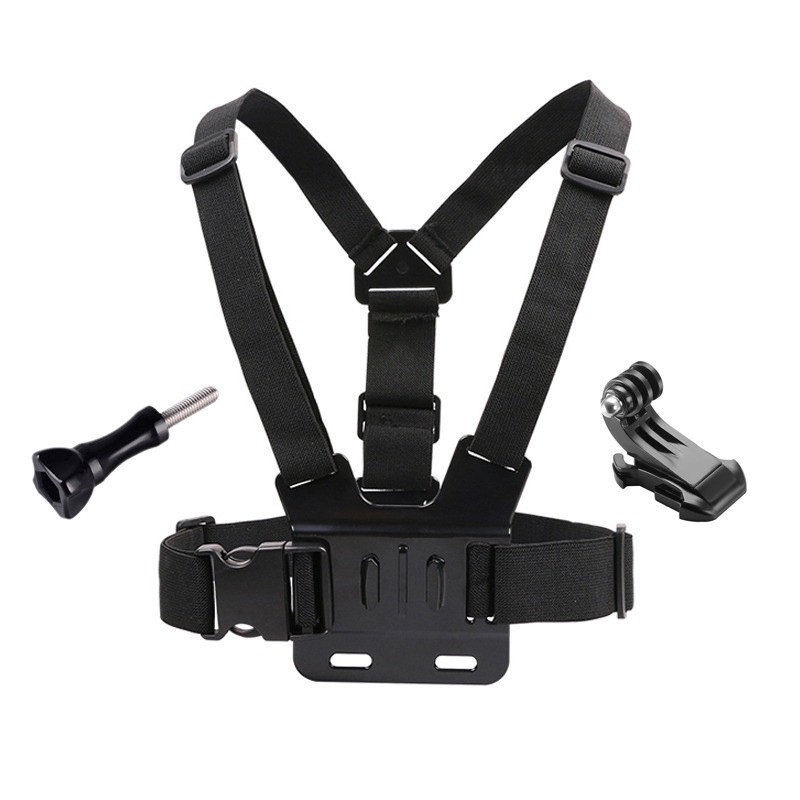 Adjustable chest strap - phone / GoPro camera holderMounts