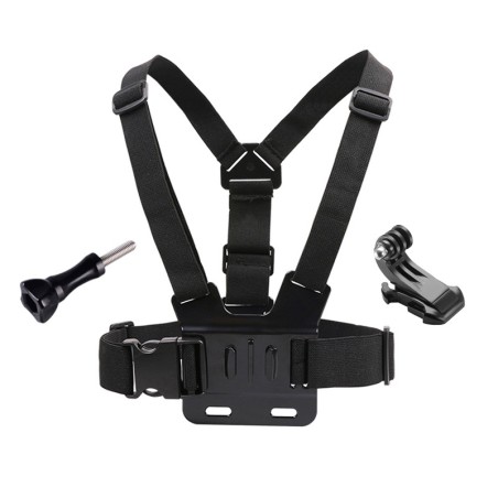 Adjustable chest strap - phone / GoPro camera holderMounts