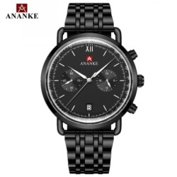 ANANKE - classico orologio al quarzo - impermeabile - acciaio inossidabile