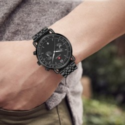 ANANKE - classico orologio al quarzo - impermeabile - acciaio inossidabile