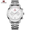 ANANKE - classico orologio al quarzo - impermeabile - acciaio inossidabile