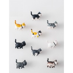 Maniglie decorative per mobili - ganci da parete - a forma di gatto