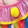 Robe de clown - costume - rayures colorées / pois