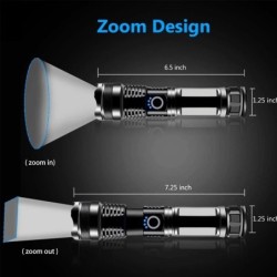Z20 - XHP50 - batteria 18650 - torcia LED - zoom - USB - impermeabile