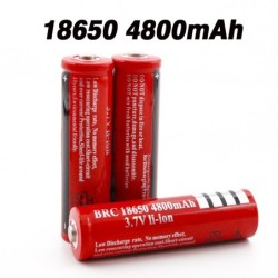 Batterie Li-on 18650 - rechargeable - 3.7V - 4800mAh
