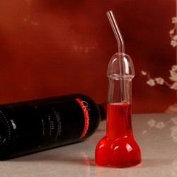 Glass carafe - for wine / cocktail / water - penis shapeBar supply