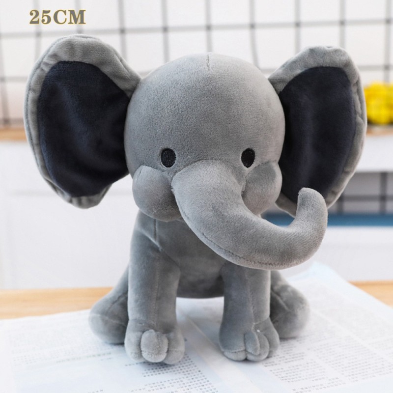 Elefante di peluche - giocattolo - 25cm