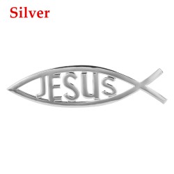 Jesus / fish symbol - car stickerStickers