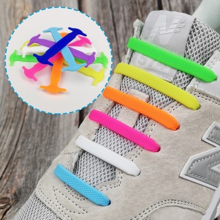 Silicone elastic shoelaces - no tieShoes