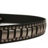 Cintura in pelle stile punk - rivetti in metallo / fibbia quadrata