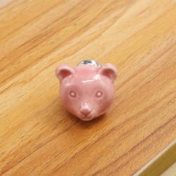3D ceramic bear - furniture handles - knobsFurniture