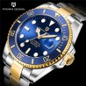 Pagani Design - orologio automatico in acciaio inossidabile - impermeabile - oro/blu
