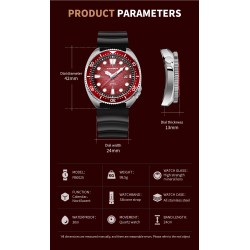 LIGE - stainless steel Quartz watch - waterproof - silicone strap - greenWatches