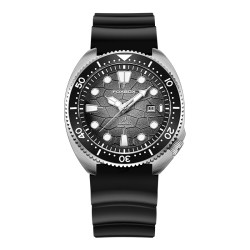 LIGE - Montre à quartz en acier inoxydable - étanche - bracelet en silicone - noir