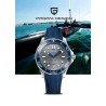 PAGANI DESIGN - orologio meccanico - acciaio inossidabile - impermeabile - cinturino in nylon - blu