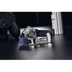 PAGANI DESIGN - orologio meccanico - acciaio inossidabile - impermeabile - cinturino in nylon - bianco