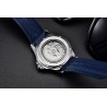 PAGANI DESIGN - orologio meccanico - acciaio inossidabile - impermeabile - cinturino in nylon - bianco